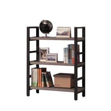 【唯熙傢俱】安迪工業風灰橡色2.7尺書架