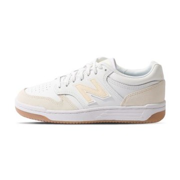 New Balance NB 480 男鞋 女鞋 米白色 中性 情侶 皮革 膠底 復古 小白鞋 休閒鞋 BB480LGG