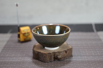 【送禮好物】60ml 天目釉淚 圓滿茶杯 酒杯 鶯歌名家葉敏祥作品