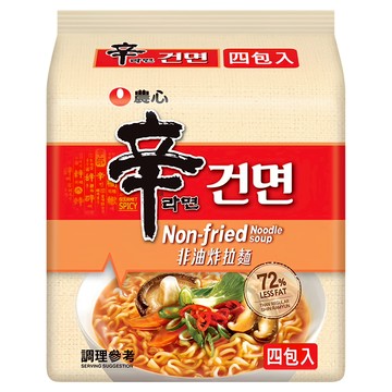 NONGSHIM 農心 非油炸辛拉麵 97g  4包