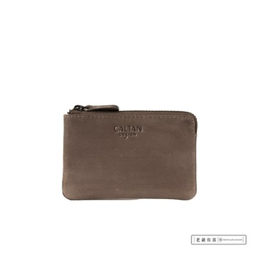 『新品上市』老爺有喜 真皮素雅雙拉鍊質感小錢包(072693cl)