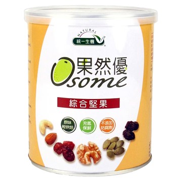 統一生機 果然優 綜合堅果  360g  1罐