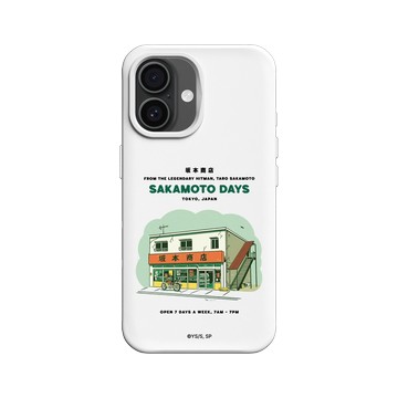 iPhone 16 SolidX 白 - Sakamoto Days - 坂本商店