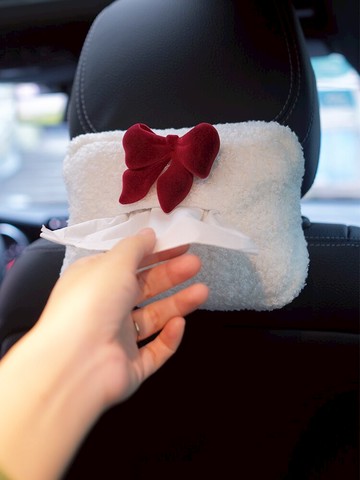 車載紙巾盒汽車好物抽紙盒袋網紅女神款車用車內扶手箱掛式紙巾包