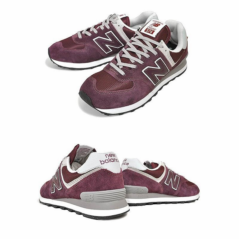 NEW BALANCE ML574EVM width D BURGUNDY EVERGREENER PACK ニューバランス 574 スニーカー  バーガンディ ワインレッド | LINEブランドカタログ