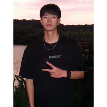 冰絲速干索羅娜正肩短袖t恤男夏季薄款寬松美式潮牌半袖重磅上衣