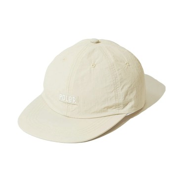 日本POLER FURRY FONT NYLON 6P CAP 六片尼龍帽 / 象牙白