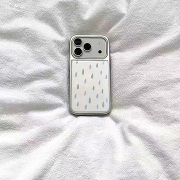 藍色雨滴蘋果17161514Promax滴膠手機殼iPhone17161514131211防摔