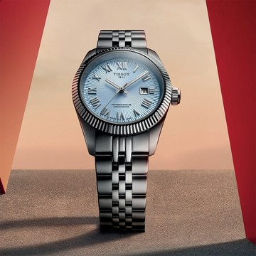 TISSOT 天梭 Ballade COSC 天文台認證機械女錶-30mm T1562081135300