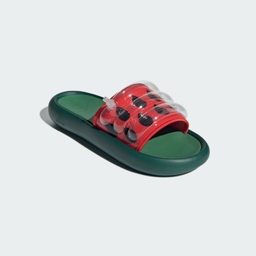 ADIDAS 愛迪達 ADILETTE ZPLAASH 女 西瓜 綠紅色 夏日 休閒 運動 氣墊 拖鞋 IE5762