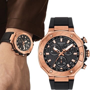 TISSOT T-RACE MOTOGP 計時競速腕錶-T1414173705100 聖誕節 禮物