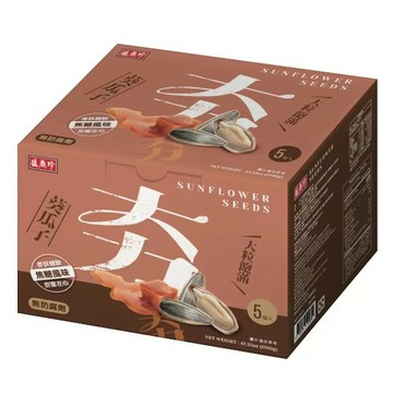 盛香珍 夯焦糖風味葵瓜子 240公克 X 5入