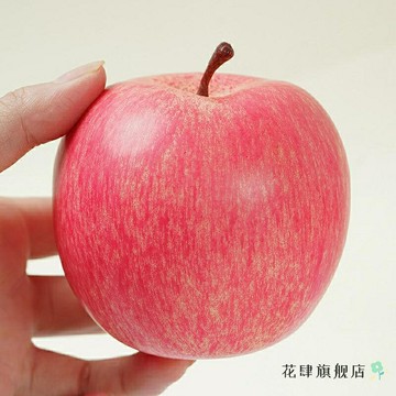 新款 仿真青紅黃蘋果模型泡沫假水果攝影道具圣誕裝飾擺件教