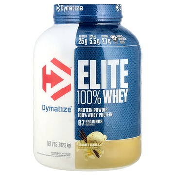 Dymatize, Elite 全乳清蛋白質粉，美味香草味，5 磅（2.3 千克）