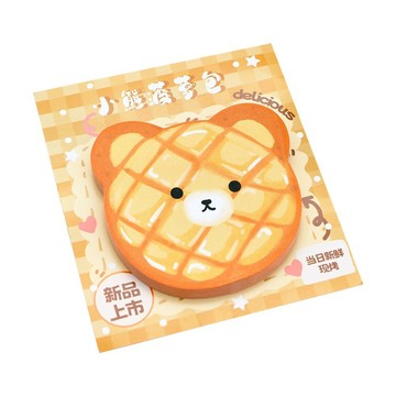便利貼 【晴安居】小巧便攜烘焙小動物便利貼 印刷清晰撕取方便底卡便條紙-6款各2入