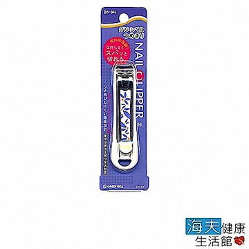 海夫健康生活館 日本GB綠鐘 NC 不銹鋼 安全指甲剪 曲線刃M 雙包裝(DN-345)