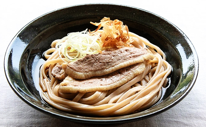 石臼挽き おうちで簡単手打ち うどん セット 一文字 乾麺 （黒うどん）4袋 約8人前（1袋200g、約2人前）とふくほのか 小麦粉 1kg 備前福岡 一文字うどん