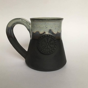 Vegvisir 黑色、檸檬和薰衣草陶瓷杯