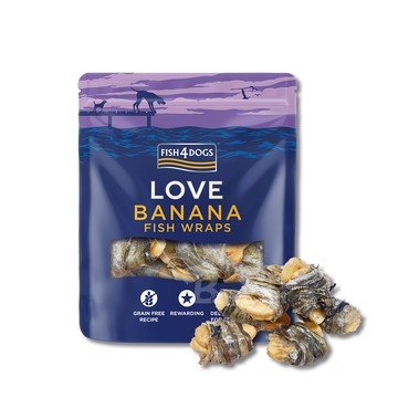 海洋之星FISH4DOGS 珍愛營養點心-魚皮香蕉