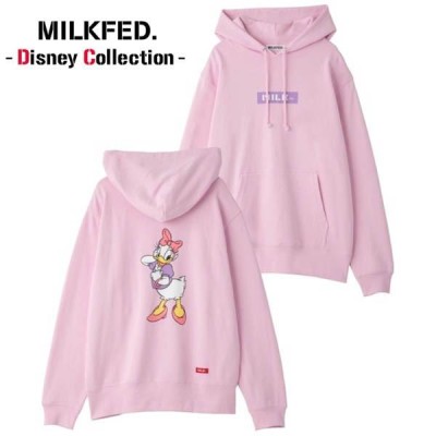 Disney　MILKFED.　キャラクターパーカー　チップとデール　ブラウン