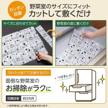 日本製冰箱蔬果室防潮吸濕墊 2入組合