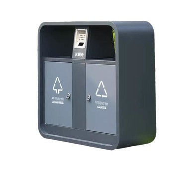 戶外垃圾桶不銹鋼景區公園分類果皮箱室外市政街道雙桶環衛垃圾箱[DD080109]