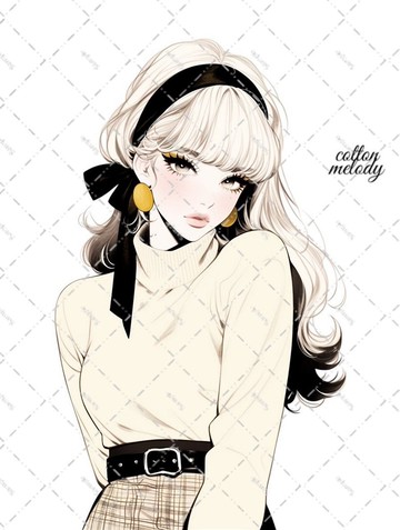 原創貼紙 no.6887 人物貼紙 獨創貼紙 人物貼紙 女孩貼紙 獨創人物貼紙