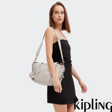 Kipling 時尚霧金手提側背包-ART MINI