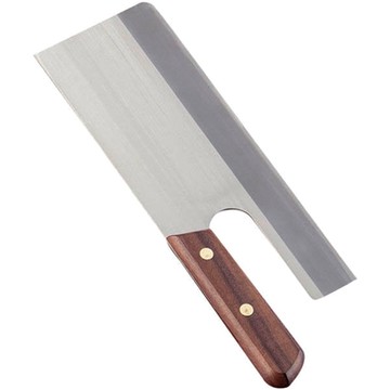 日本遠藤商事TKG業務用切麵條刀切麵刀AMV2224(玫瑰木柄;合金鋼55CSC;長24cm)切麵糰蕎麥麵拉麵麺切庖丁