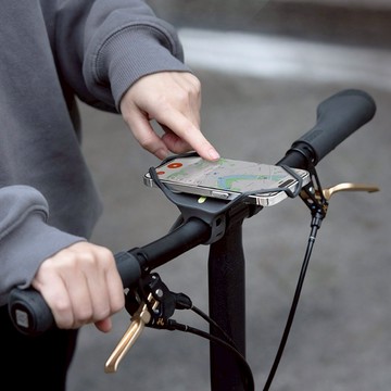 Bone蹦克官方 小布專用單車手機架 4 Pro Max 超穩雙綁帶 手機支架 腳踏車支架 自行車導航 公路車支架 T型