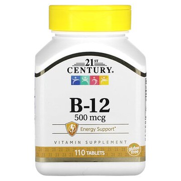 21st Century, B-12，500 微克，110 片