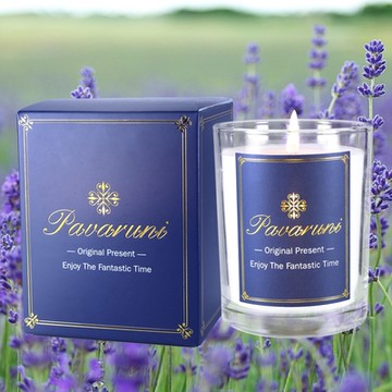 【美國Pavaruni】天然植物大豆香氛蠟燭禮盒 薰衣草永恆花園