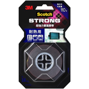 3M Scotch 超強力雙面膠帶 耐熱用 18mmX1.5m
