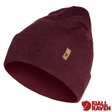 Fjallraven 北極狐 Classic 保暖針織美麗諾羊毛帽.毛線帽.護耳帽_77368-356 深石榴紅