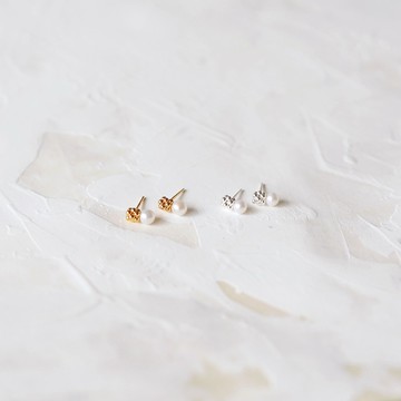 泡泡珍珠耳針/耳夾夾