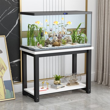 魚缸架 簡易魚缸架子魚缸底櫃金屬底架魚缸底座魚缸櫃鐵藝家用客廳魚缸架【MJ192215】