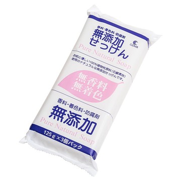 日本clover純淨自然 無添加肥皂125g-3入裝