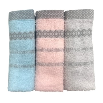 石墨烯纖維方巾 混和顏色 吸水速乾 柔軟親膚 透氣舒適  3條