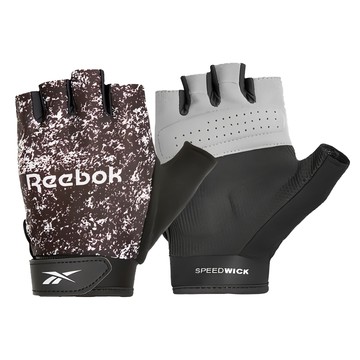Reebok 女用速乾健身手套 透氣舒適性抓握力提升  S 13.5 x 8 x 2cm  數碼灰色  1雙