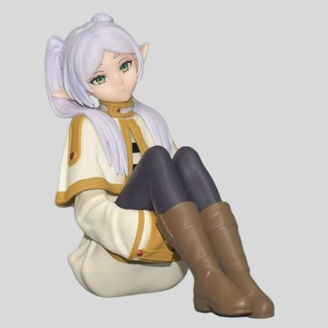 葬送的芙莉蓮精靈坐姿擺件 芙莉蓮抱腿壓杯面動漫桌面擺