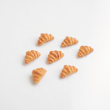 【DIY】可頌麵包材料包 // 袖珍黏土