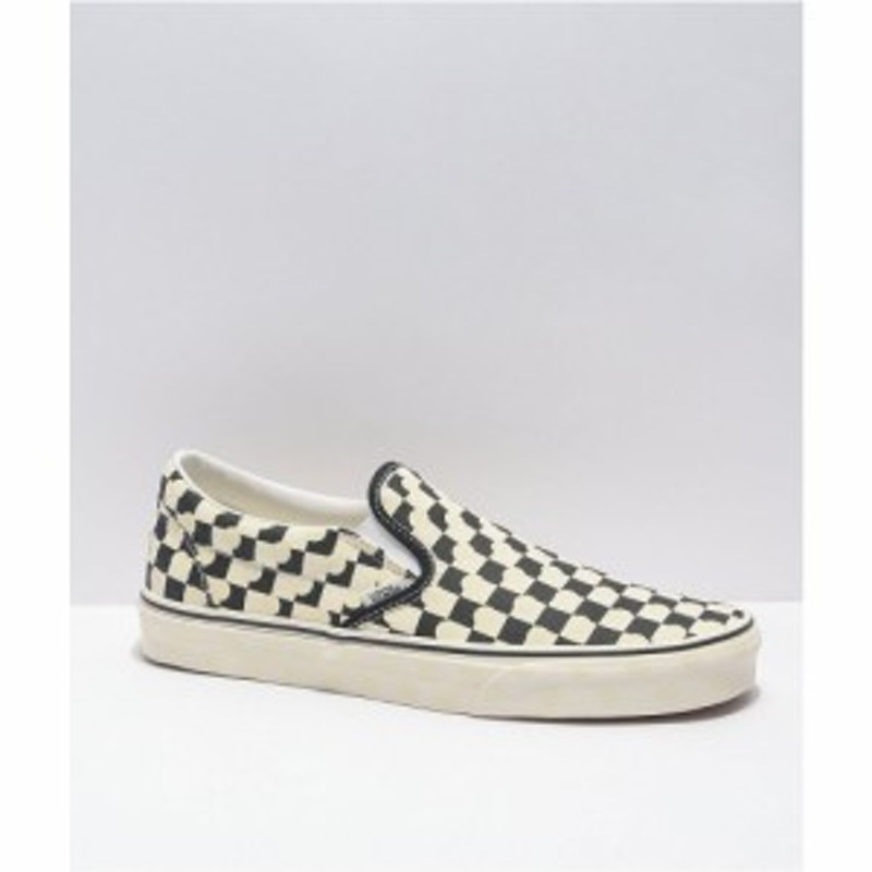 売れ筋ランキングも Ink Uv Slip On Vans スリッポン フラット チェッカーフラッグ スケートボード レディース Vans ヴァンズ Black Checkerboard White And ミドルカットスニーカー Sutevalle Org