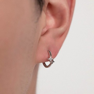 男女簡約星星耳環,時尚設計感,個性,氣質高級耳釘。