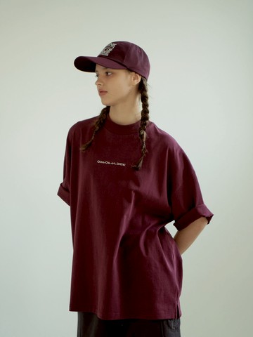 OOT Basic T Shirt Burgundy
