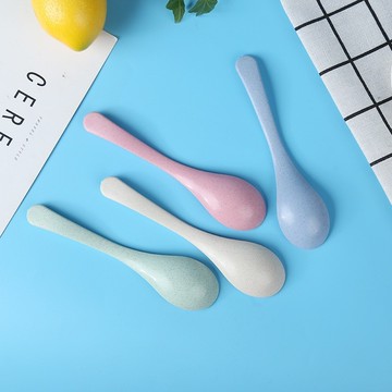 現貨🔥隔日到貨 小麥秸稈勺 湯匙 小麥 日式湯勺 喝湯勺子 小調羹 匙 勺 環保餐具 天然 有機 環保 可降解