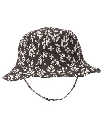 Baby Leaf Print Reversible Bucket Hat