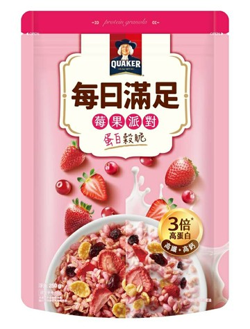 【野味食品】桂格每日滿足蛋白穀脆(莓果派對/可可鮮莓/綜合水果)(250g/包,桃園實體店面出貨)#桂格#蛋白穀脆