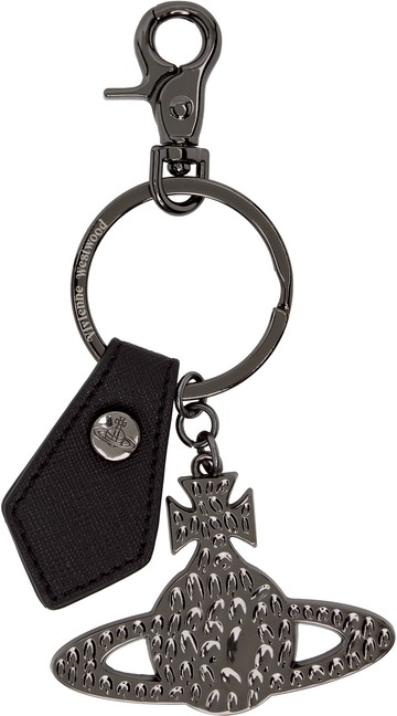 Vivienne Westwood 枪色 Saffiano Hammered Orb 钥匙扣