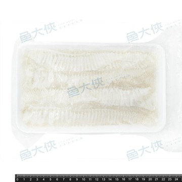 比目魚鰭邊肉/箭齒鰈魚片原條(500g/盒)#3L-1E1A【魚大俠】FH240