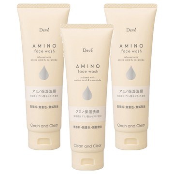 KUMANO 熊野油脂 DEVE高保濕洗面乳 胺基酸 170g 無香精 無色素 無礦物油  3條